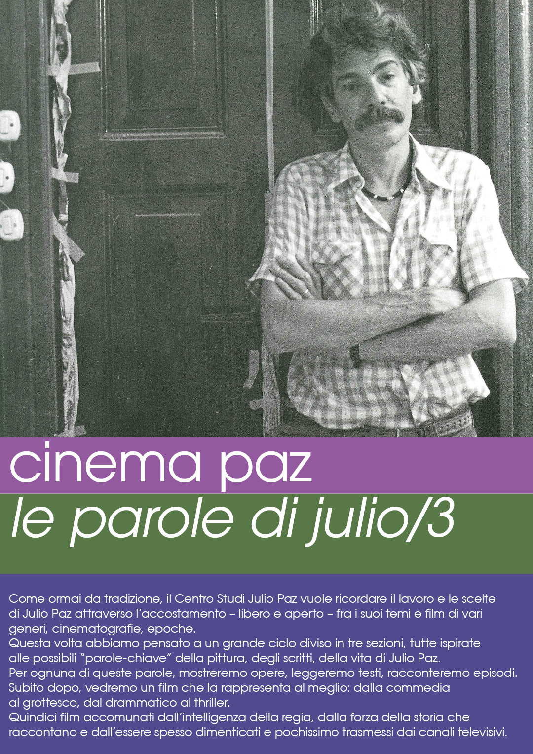 Centro studi Julio Paz Cinema Paz Enrico Delitala